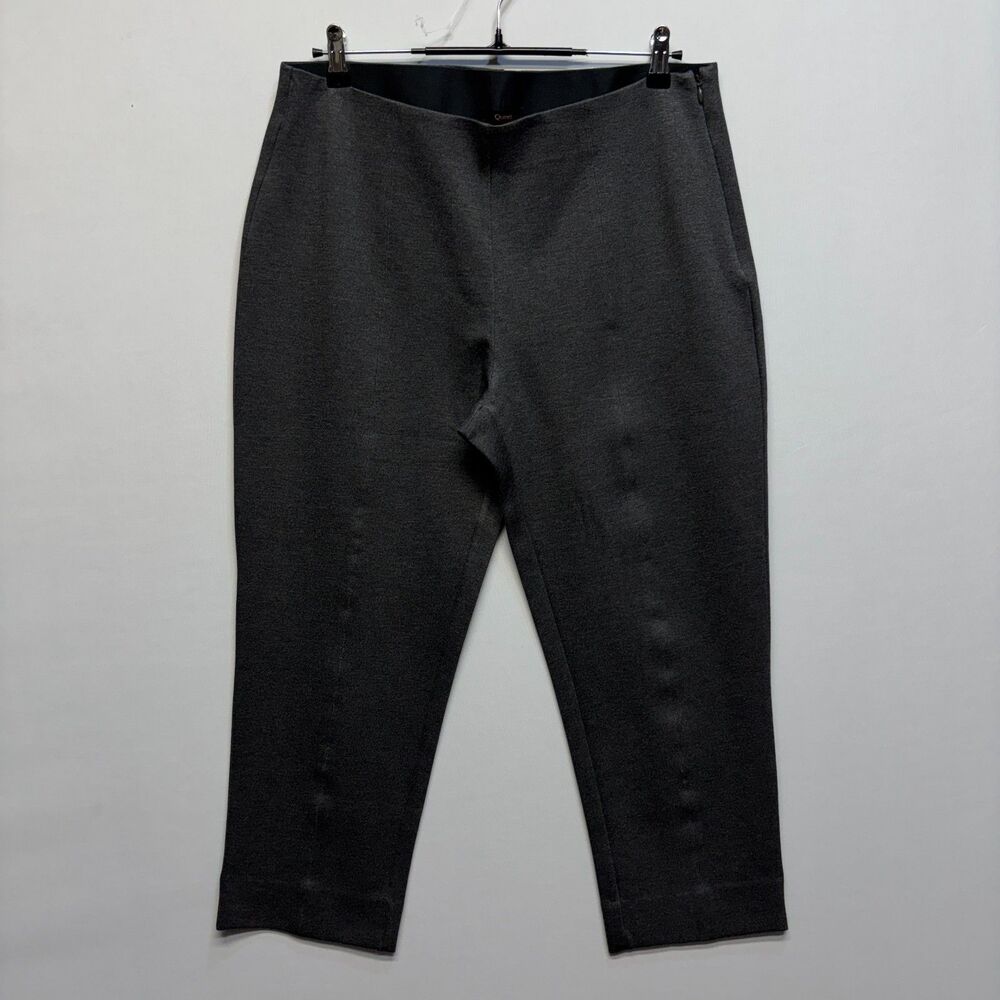 NWT Quince Women Ultra Stretch Ponte Pintuck Ankle Pants Size XL X-Large D119 -1